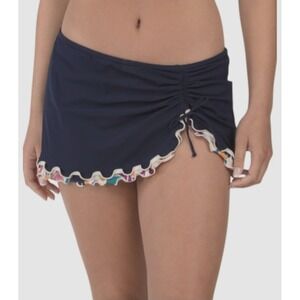Profile by Gottex Bachata Tricolored Solid Side Slit Swim Skirt MSRP $88 Size 14